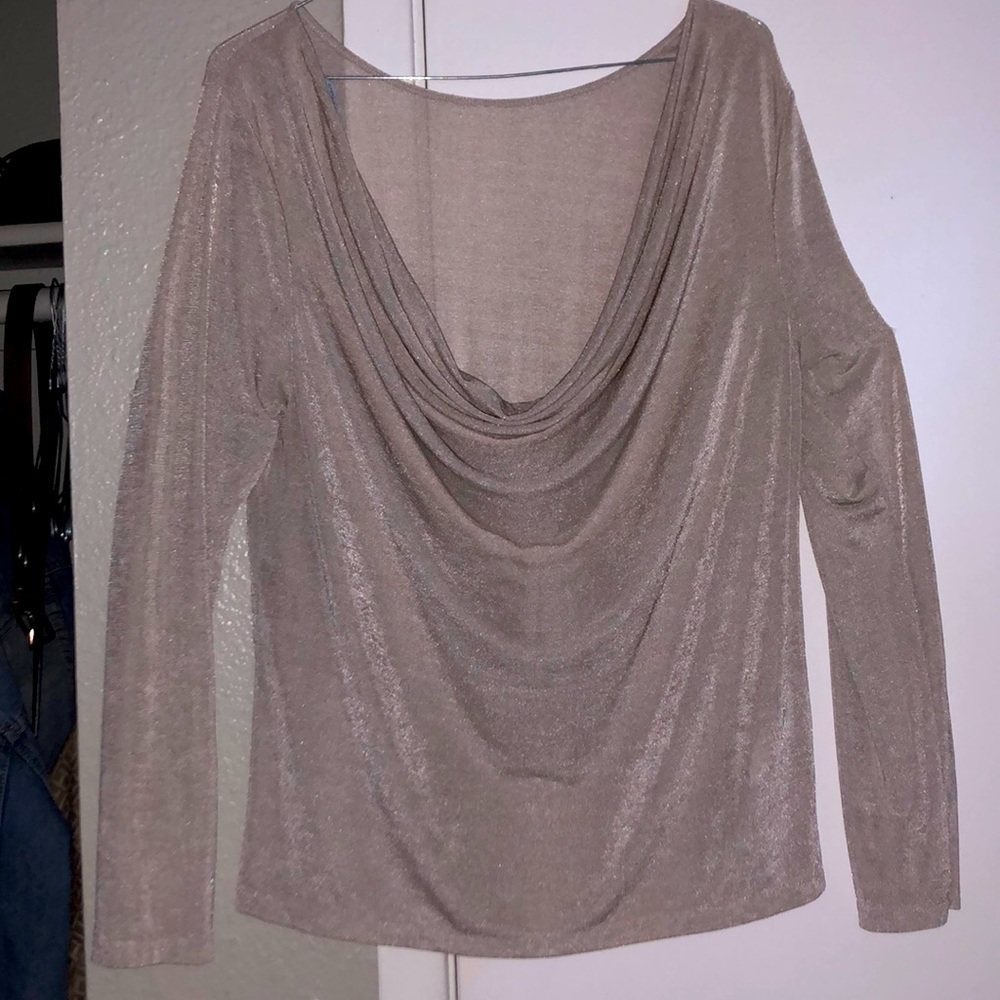 Champagne Low Back Shirt